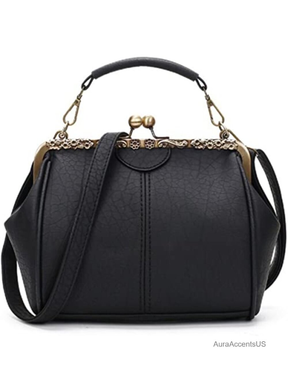 Vintage Hollow Handbag for Women Leather Shoulder Bag Evening Clutch Bag